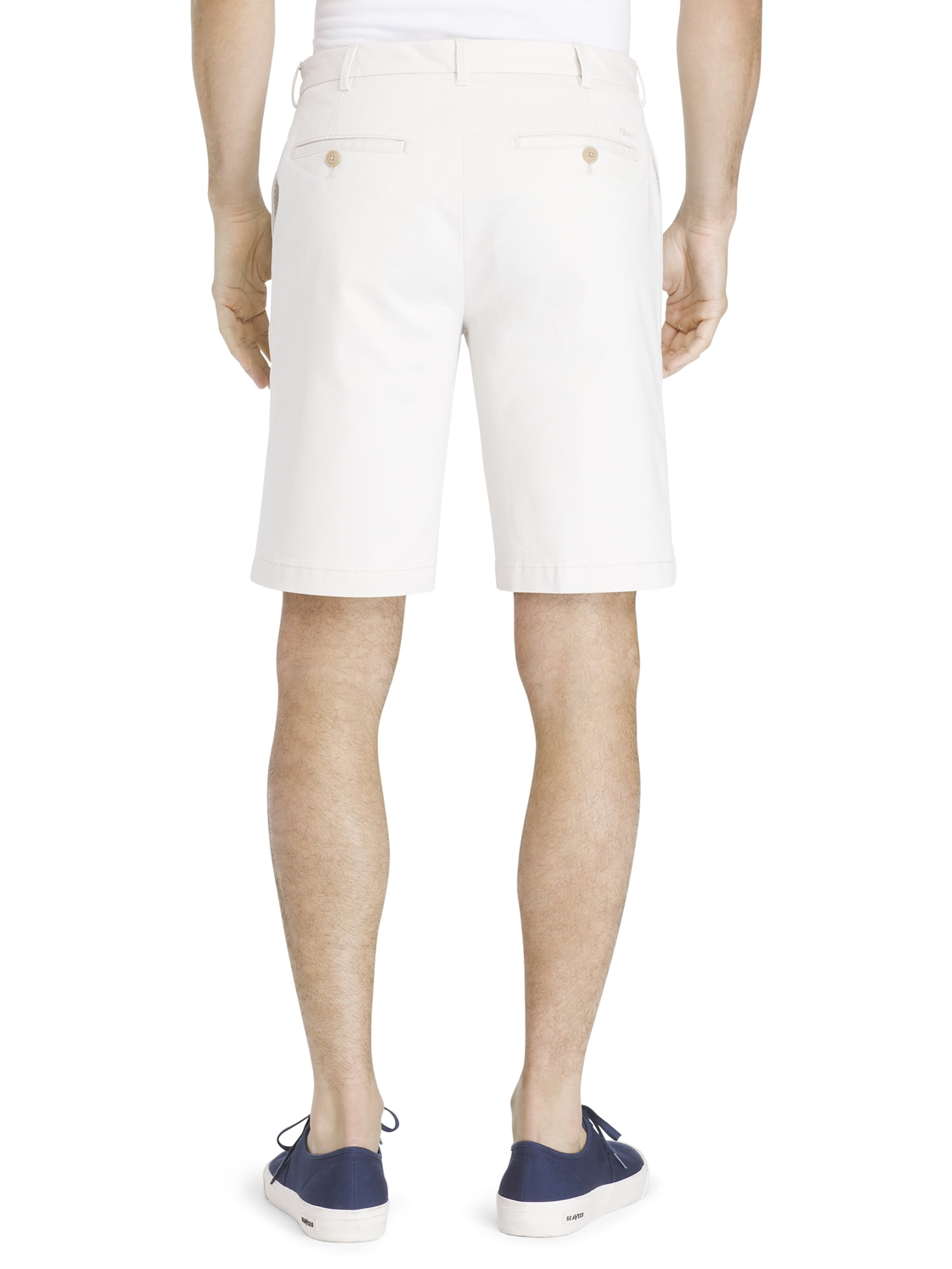 IZOD Men's Saltwater Comfort Flat Front 9.5" Chino Short