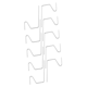 thumbnail image 2 of Christmas Light Clips Gutter Grid Hooks Light Hanger Hanging Hook for Outdoor String Lights Decoration (Silver), 2 of 5