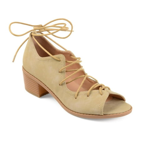 Journee Collection Bowee Women's High Heel Sandals Taupe