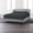 Dark Grey, variant on Split King Fitted Sheets with 2 Pillowcases 600-TC Egyptian Cotton 15" Deep Pockets 3-PC Set - Black