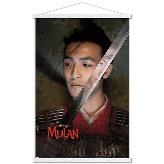Disney Mulan - Chen Honghui Wall Poster with Wooden Magnetic Frame, 22.375" x 34"