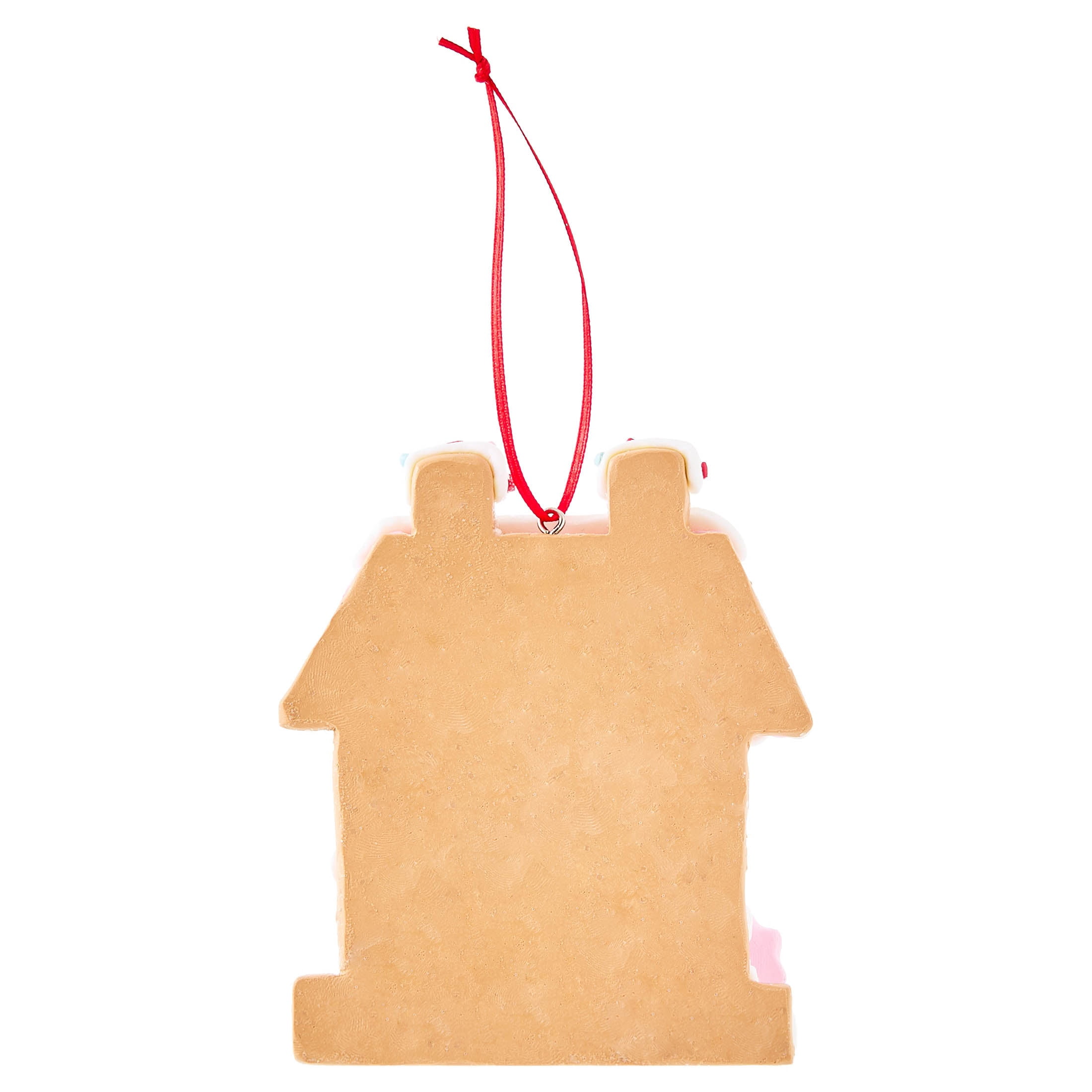 Multicolor Clay Dough Gingerbread House Christmas Ornament, 4", by Holiday Time