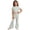 Light Green, variant on Casual Suit for Girls Elastic Short Sleeve Top Flared Pants Two Piece Boys and Girls Outfits,Light Green,Size 3 -4 Years