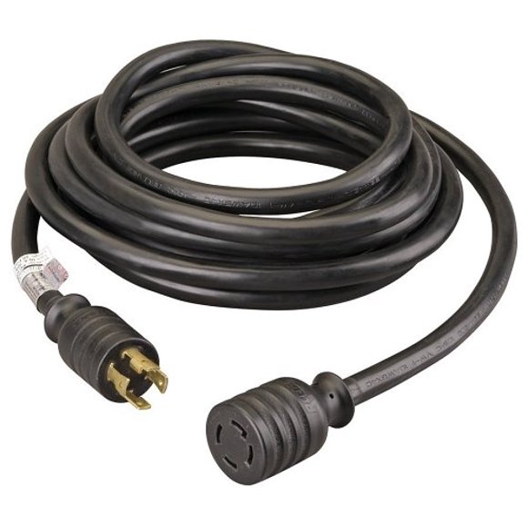 Reliance Controls Corporation PC3040 30-Amp, 40-Foot Generator Power Cord for Generators Up to 7,500 Running Watts