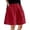 r-1664Red402, variant on Women's Wide Leg Shorts Comfort Shorts Fashion Casual Shorts Loose Knee Length Shorts Cozy Solid Color Summer Daily Bottoms