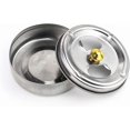 thumbnail image 4 of Smell Proof Smokeless Ashtray, Stainless Steel Ashtrays for Cigarettes Outdoor, Sealed Windproof Ash Tray with Lid for Patio, Indoor or Outdoor, Home, 4 of 4