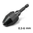 thumbnail image 2 of Inch Keyless Chuck Conversion Hex Shank Adapter Drill Bit Quick Change Driver, 2 of 6
