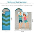 thumbnail image 5 of Invoker Sleeping Bag for Adults Kids, Warm & Cool Weather 3-4 Season, 23℉Camping Sleeping Bag, Waterproof Portable Backpacking Hiking Outdoors, 5 of 6