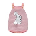 thumbnail image 2 of UACY Baby Girl Boy Easter Outfit Bunny Romper Sleeveless Knit Bodysuit Jumpsuit My First Easter Spring Clothes, 2 of 9