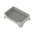 thumbnail image 3 of Inodoro para perros, bandeja para orinal de entrenamiento para cachorros, orinal para perros, inodoro para mascotas, orinal para inodoro, suministros Gris, 3 of 8