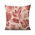 thumbnail image 2 of Valentines Day Red Heart Rose Throw Pillow Covers 18 X 18 Inch, Set Of 2, Linen Study Sofa Cushion Cover Indoor Living Room Home Decor, 2 of 7
