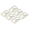 thumbnail image 1 of Metallic Paper Clips, Paper Clips Non Skid Electroplating Process Prevent Tearing  For Daily Use Envelope, 1 of 8