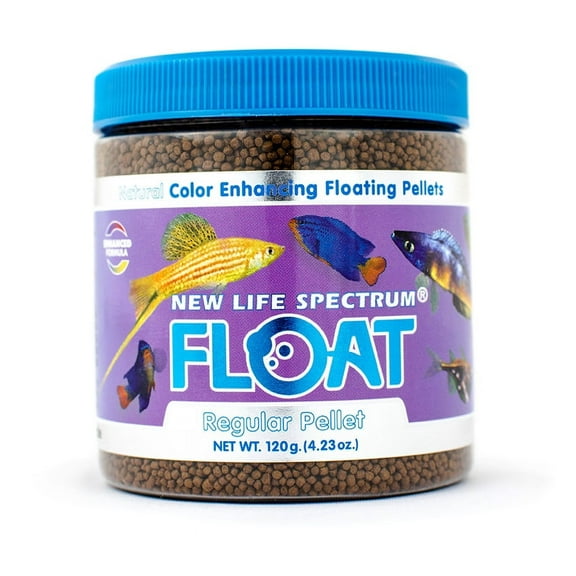 New Life Spectrum Float Fish Food Floating Pellets, 120 g
