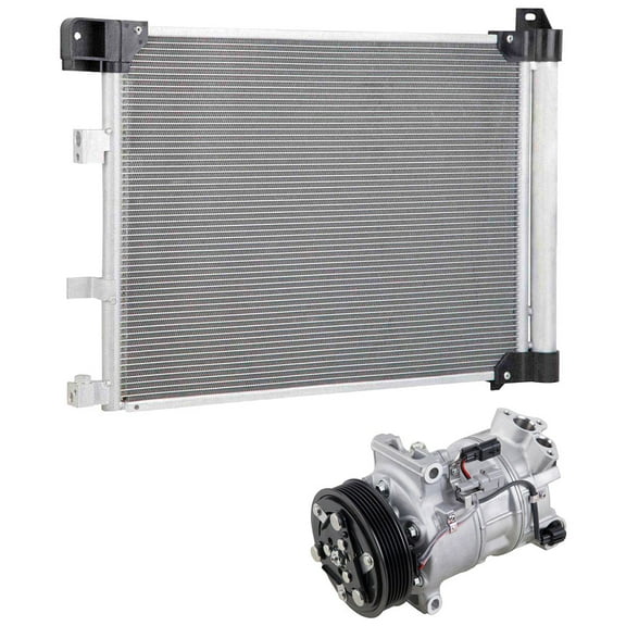 For Nissan Sentra 2013 2014 2015 OEM AC Compressor w/ A/C Condenser & Drier - BuyAutoParts