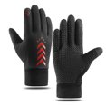 thumbnail image 5 of SZTXJ Men's & Women's Winter Gloves - Thin Men's Gloves - Winter Cycling GlovesBlue Black, 5 of 5