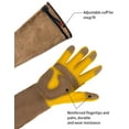 thumbnail image 6 of Hometimes Garden Gloves for Women and Men Thorn Proof Cowhide Leather Work Gloves for Rose Bush Pruning, 6 of 6