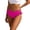 a-26Hot Pink10, variant on Women Mid Rise Ruffle Trim Bikini Bottom Solid Color Stretch High Elastic Breathable Curved Waist Cheeky Fit Beach Swim Briefs Separate Swimwear Bottom Lightweight Swimwear S