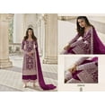 thumbnail image 5 of Sangeet Function Wear Indian Pakistani Plazzo Dress Designer Salwar Kameez Suits ( Purple, 3XL - 48 ), 5 of 6