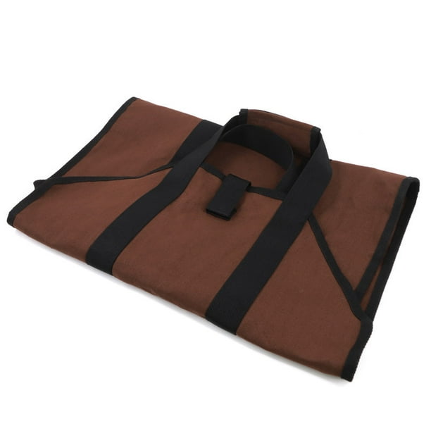 Sac de bûche en toile Sac de chauffage étanche pour cheminée Sac