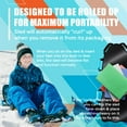 thumbnail image 6 of Sunlite Sports Premium Snow Sled for Kids and Adults, Toboggan with Reinforced Bottom and Sturdy Fabric Stitching, Foldable Sled with Ergonomic Handles for Winter Fun, 45" Wonderland, 6 of 8