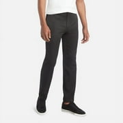 Kenneth Cole Reaction Mens Slim fit Dress Pants 36 / 32 Black Solid Stretch