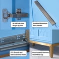 thumbnail image 3 of ANGELES HOME 36" Bathroom Vanity with Sink, Freestanding Solid Wood Bathroom Makeup Cabinet W/ 2 Soft-Close Doors and 3 Drawers (Light Blue), 3 of 9