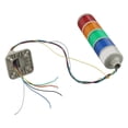 thumbnail image 2 of Bgsha 220V Led Signal Tower Stack Lights Column Lamp Andon Lights with Rotatable Base, 2 of 9