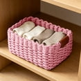thumbnail image 5 of LEHOZIHEQ Small baskets for Organizing, Paper Rope Decorative Toilet Paper Baskets & Bathroom Organizer for Toilet Tank Top, Shelves, Countertop,Home,Office Storage Bins, 5 of 6