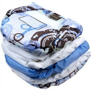 Kushies - Reusable Ultra-Lite Diapers for Infants, 5-Pack Boy