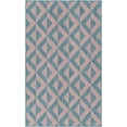thumbnail image 2 of Rugs.com Jill Zarin Outdoor Collection Rug – 3' 3 x 5' 3 Pink And Aqua Flatweave Rug Perfect For Entryways, Kitchens, Breakfast Nooks, Accent Pieces, 2 of 5