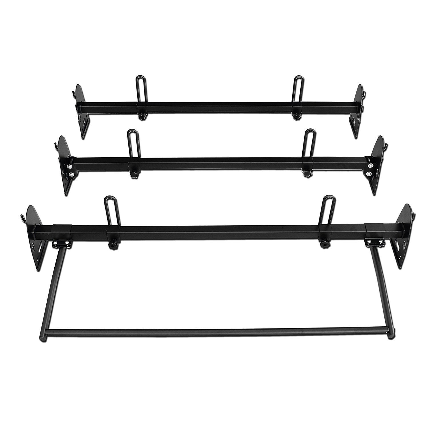 AARacks Full Size Van Three Bar Ladder Roof Racks Steel Rack With