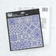 thumbnail image 5 of Paquete De 24 Azulejos De Papel Tapiz De 8 X 8 "Para Protector Contra Salpicaduras De Cocina. Despegue Y Pegue El Protector Contra Salpicaduras En Un Diseño De Mosaico De Piedra Pintada De Azul. Placa, 5 of 5