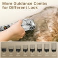 thumbnail image 5 of Professional Dog Grooming Clippers for Thick Heavy Coats Low Noise High Power Rechargeable LED Display Cordless Pet Shaver for Small, Large Dogs Cats, 5 of 7