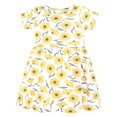 thumbnail image 3 of Hudson Baby Vestidos De Algodón Para Niñas Daisy 0-3 Meses, 3 of 4