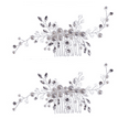 thumbnail image 6 of 2Pcs Bridal Hair Clip Wedding Hairpin Bride Pearl Hair Clips Barrette Elegant Bridal Hairpins Hair Accessories for Women Girls, 6 of 9