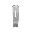 thumbnail image 2 of TABLZONE 1 Set Trailer Spare Tire Carrier Silver Stainless Steel Wall Storage Tire Rack For Space Optimization, 2 of 8