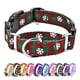 thumbnail image 1 of Collar Martingale Hikiko para perro, grande, rojo y verde, a cuadros, de nailon, 1 of 5