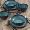 thumbnail image 5 of Pfaltzgraff® Maddox Teal Stoneware 12-Piece Dinnerware Set, 5 of 8