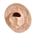 thumbnail image 3 of Jarrón de cerámica con forma de sombrero de vaquero, centro de mesa decorativo para el hogar, jarrón con forma de sombrero de temática occidental para Rosa, 3 of 9
