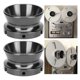 thumbnail image 4 of 1 Pair 10 Inch NAB Hub Adapters Polished Aluminum Alloy Opener Universal Loading Device for Studer ReVox for Akai (Grey), 4 of 5