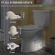 thumbnail image 2 of White Polarbear Toilet Bolt Covers Decorative Toilet Bolt Caps Resin Figure for Floor Toilet Bedroom Bathroom, Toilet Replacement Parts, 2 of 5