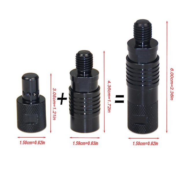 Adaptador de reposapiés para ca?a de pescar de carpa, conector de liberación rápida, reposapiés para ca?a de pescar de carpa, alarma de mordida, palillos, reposapiés (4 uds) LingWen 8390615502733