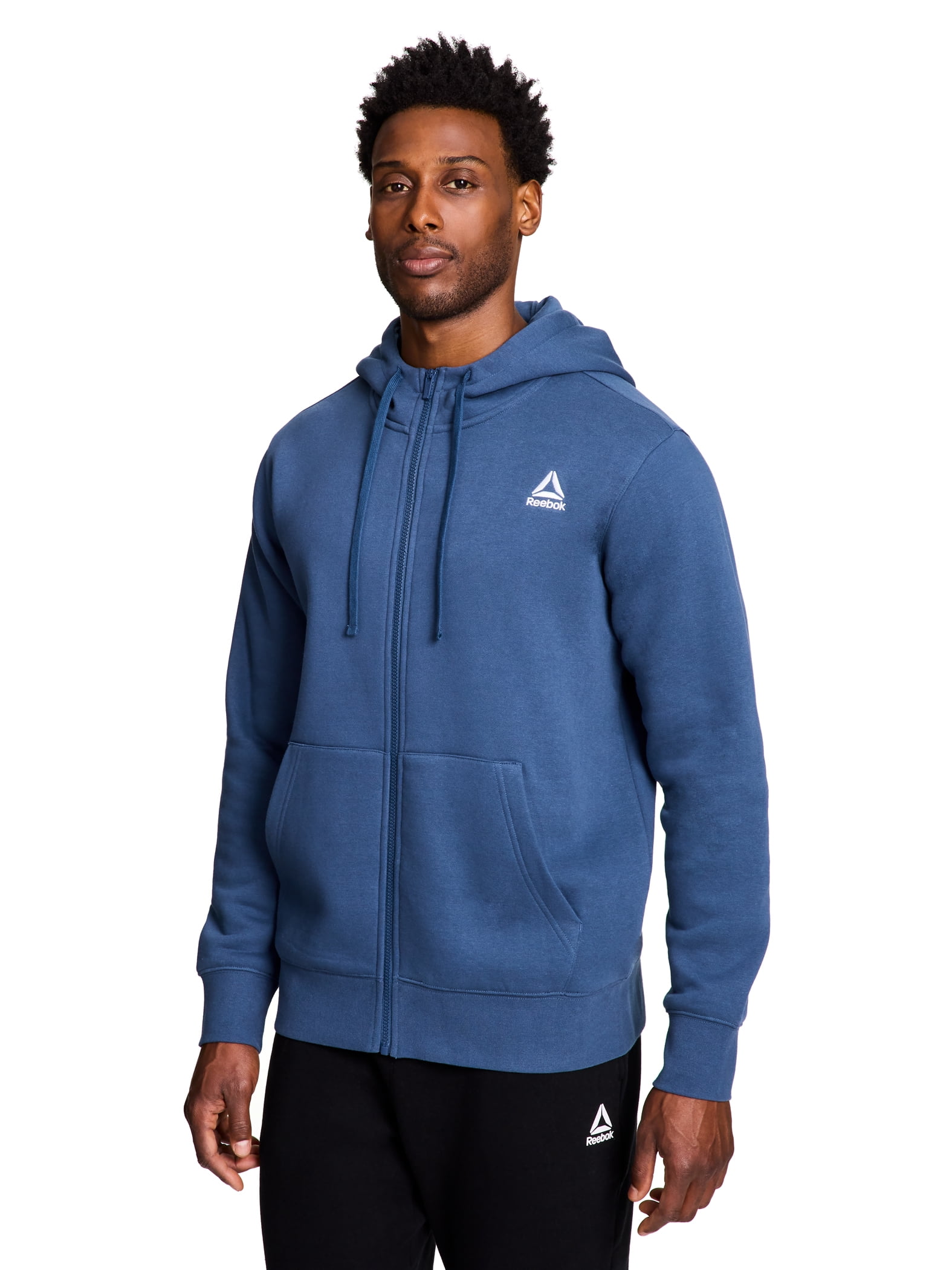 Reebok Men's and Big Men's Game Day Full Zip Hoodie, Sizes XS-5XL