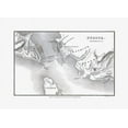 thumbnail image 2 of Unknown 24x18 White Modern Wood Framed Museum Art Print Titled - Syvota - Greece - Oxford 1828, 2 of 4