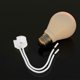 thumbnail image 5 of Silver Ceramic Lamp Holder for Lamp Use with Wire 10Pcs Base Socket, 5 of 5