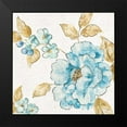 thumbnail image 2 of Pela 15x15 Black Modern Framed Museum Art Print Titled - Blue Blossom III, 2 of 5