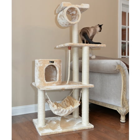 UPC: 0815481010048 | Armarkat Classic real wood Cat Tree 62 inch A6202 Beige