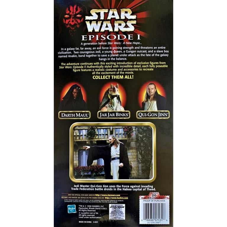 Star Wars - Episode 1 (EP1) - Action Figure - Qui-Gon Jinn