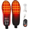 thumbnail image 1 of LAICAIW Heated Insoles, Wireless Heated Insoles, Remote Control Heating Insoles, USB Rechargeable Heated Shoes Insoles, Waterproof Heated Foot Warmer Insole, Electric Foot Warmers for Hunting Fishing, 1 of 7