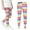 Multicolor, variant on Odeerbi Kids Girls Cartoon Print Leggings Children's Printed Outer Wear Pants Girls Thin Style Leggings Multicolor 7-8 Years